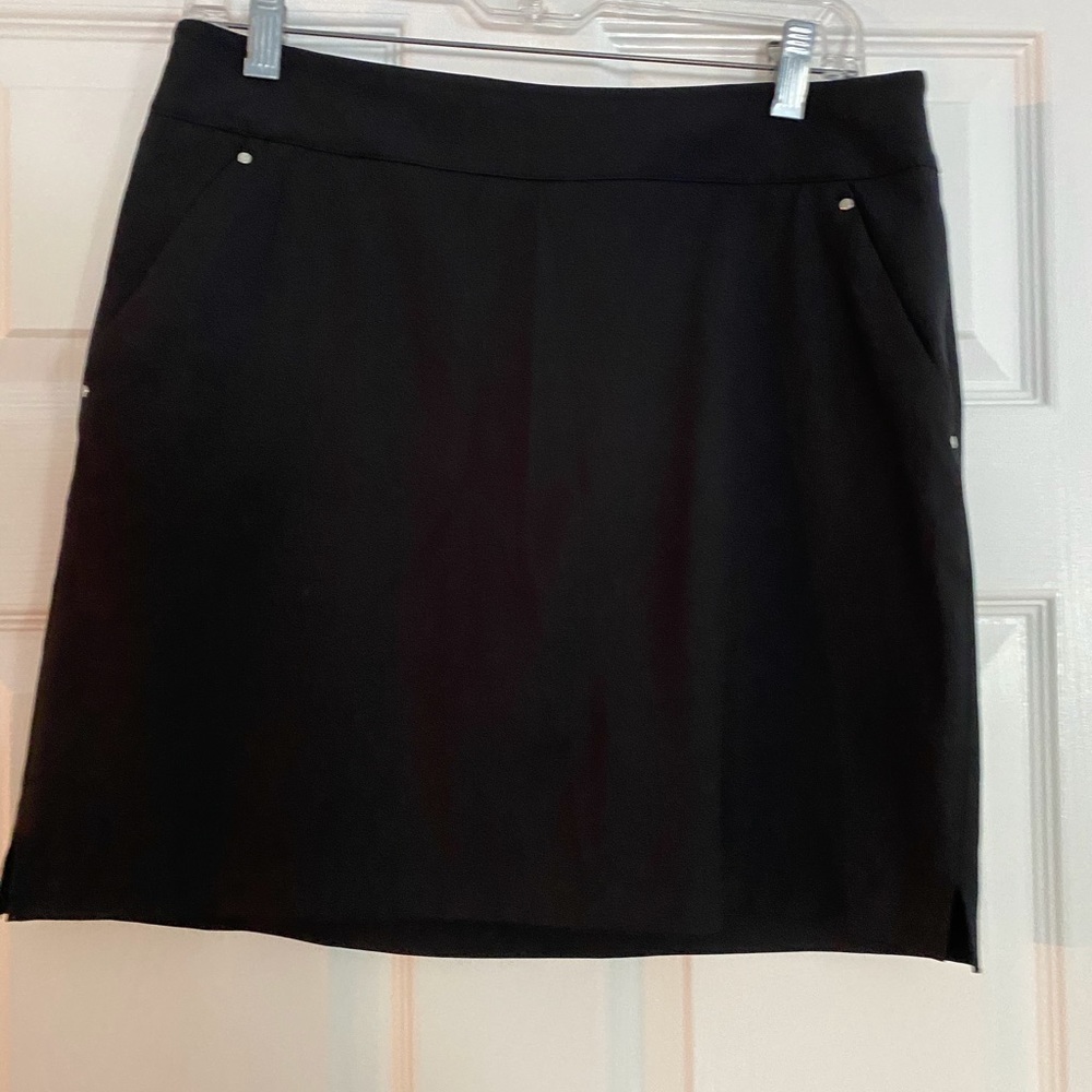 Black golf or tennis skort